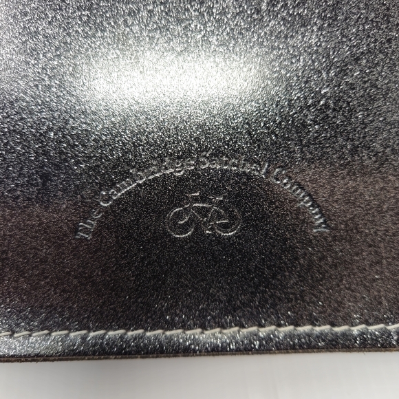 Cambridge Satchel Leather Crossbody Bag Graphite Black Metallic Glitter Sparkle - Picture 13 of 15